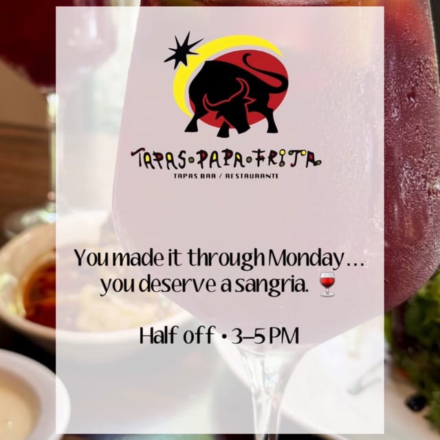 Monday Happiest Hour