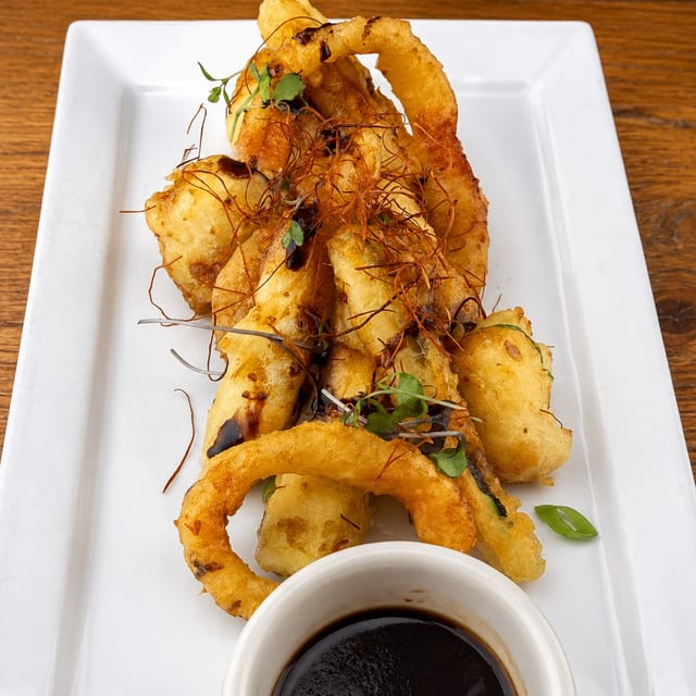 Vegetable Tempura (Fritura Mixta Asiatika).