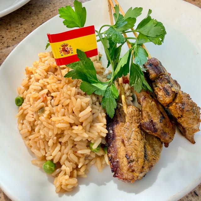 Beef Sticks and Rice.