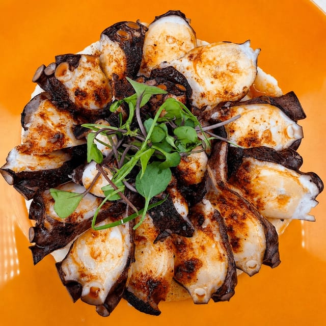 Grilled Octopus (Pulpo A La Gallega).