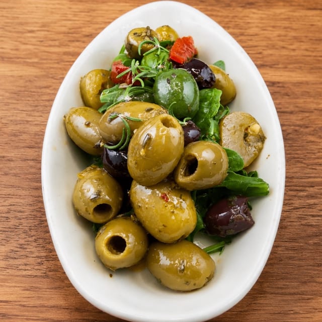 Assorted Olive Medley (Aceitunas Aliñadas).