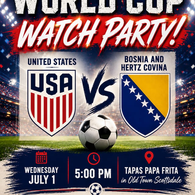 USA vs Bosnia-Herzegovina - World Cup Watch Party 