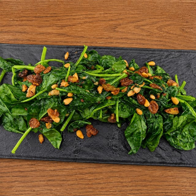 Sautéed Spinach (Espinacas de Mallorca).