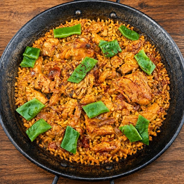 Specialty Traditional Paella (Tradicional).