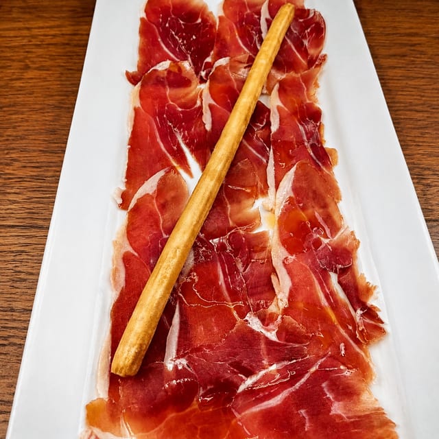 Imported Spanish Ham (Jamon Serrano).