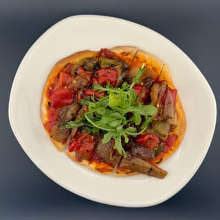 Toasted Bread With Eggplant (Coca Escalivalda)