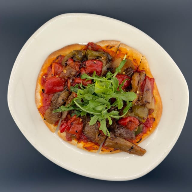 Toasted Bread With Eggplant (Coca Escalivalda).