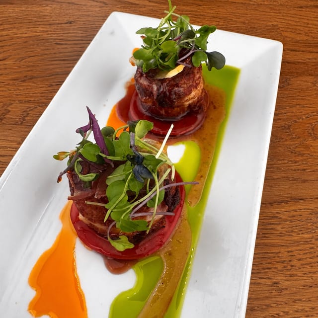 Serrano Wrapped Scallops Brochette (Pincho De Vieiras Al Hinojo).