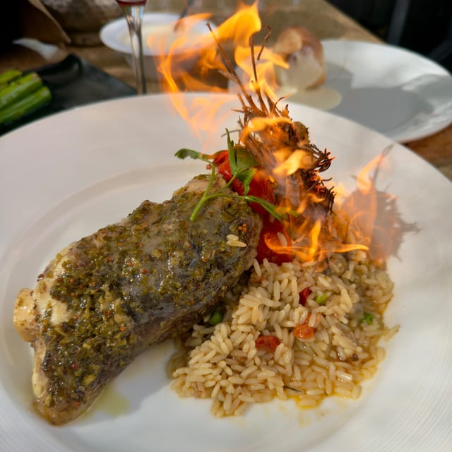 Lamb Osso Buco (Cordero Burgales).